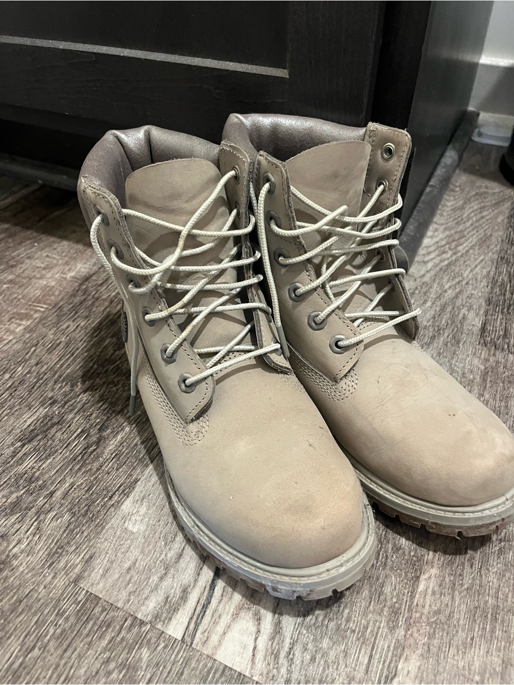 Grey Timberland Snow Boots
